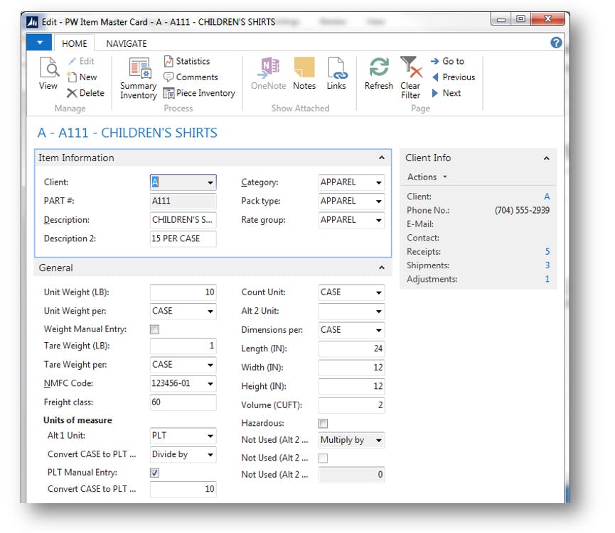 Excalibur WMS Software - 2