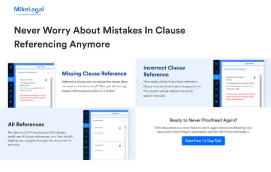 Identify errors and inconsistencies in Clause Reference