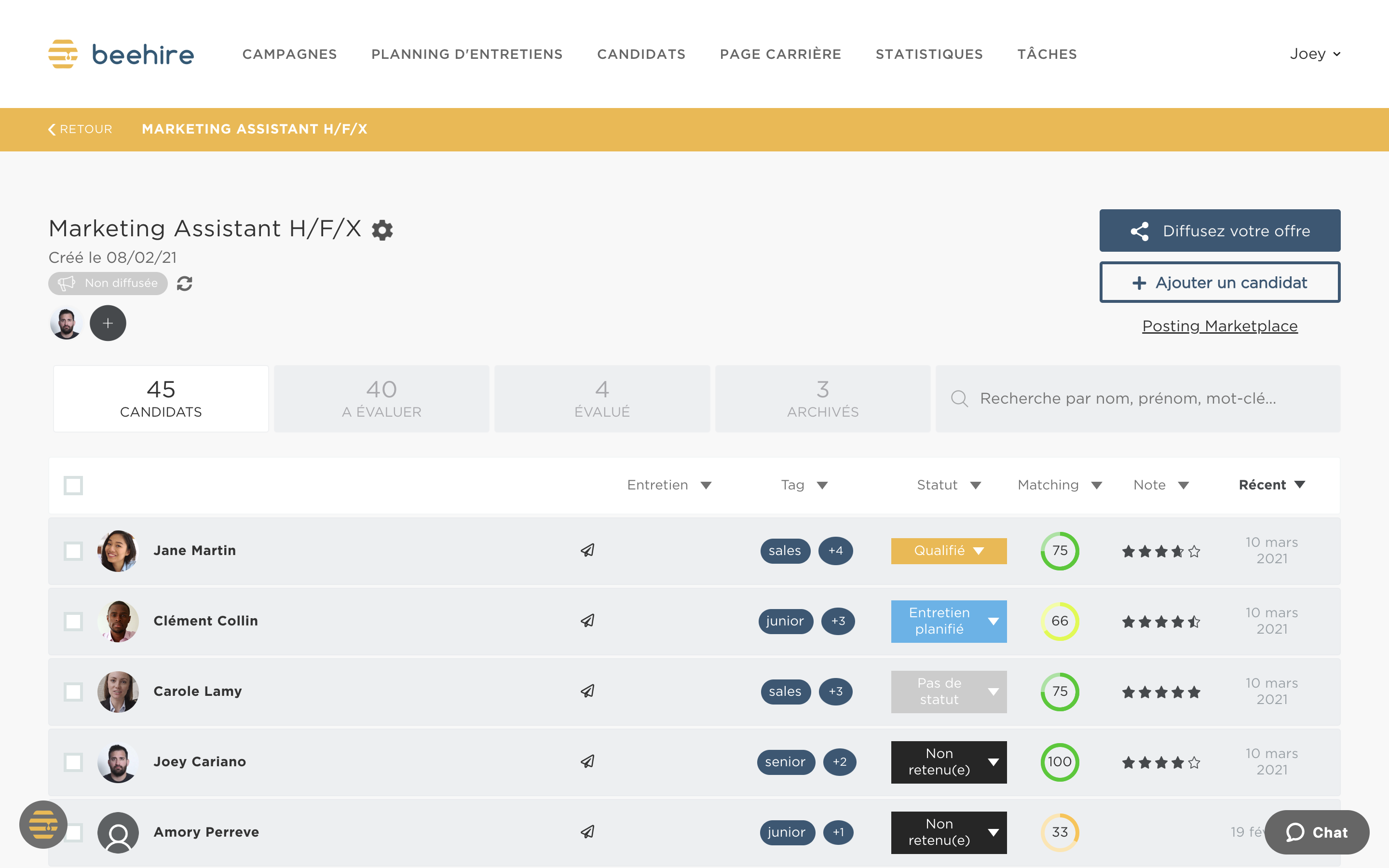 Beehire Logiciel - 2