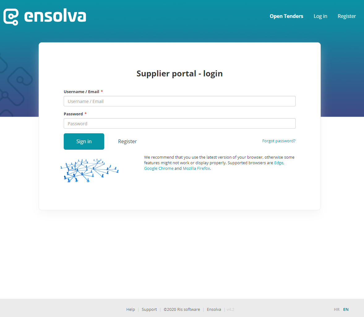 Registration on the Supplier Network is free! Ensolva is a popular sales channel!