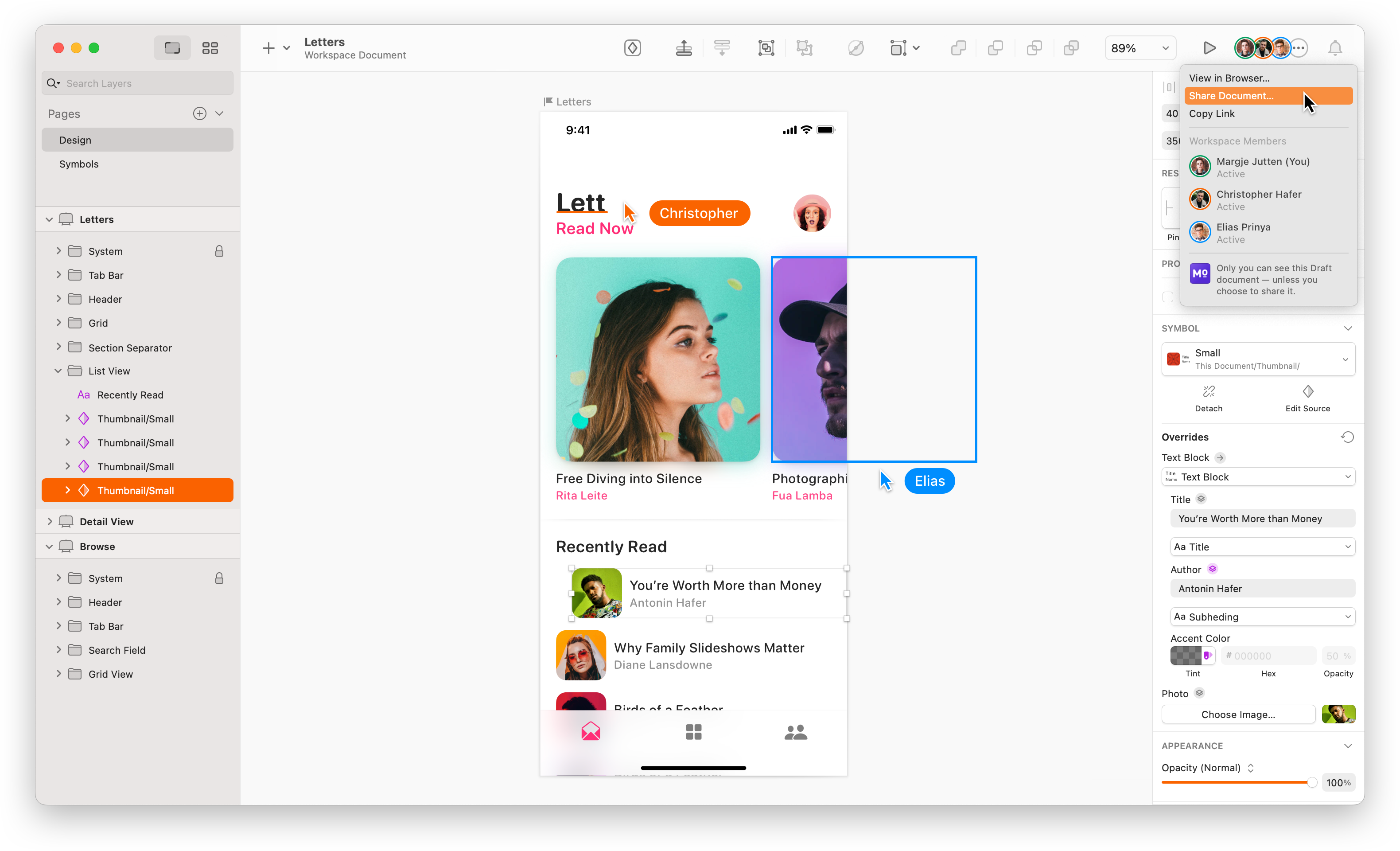 Sketch Software - Sketch - collaborate