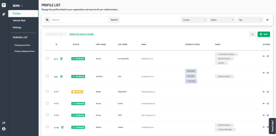 BePark Parking Management Software - 3
