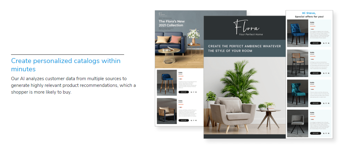 ewiz commerce Software - Create personalized catalogs within minutes