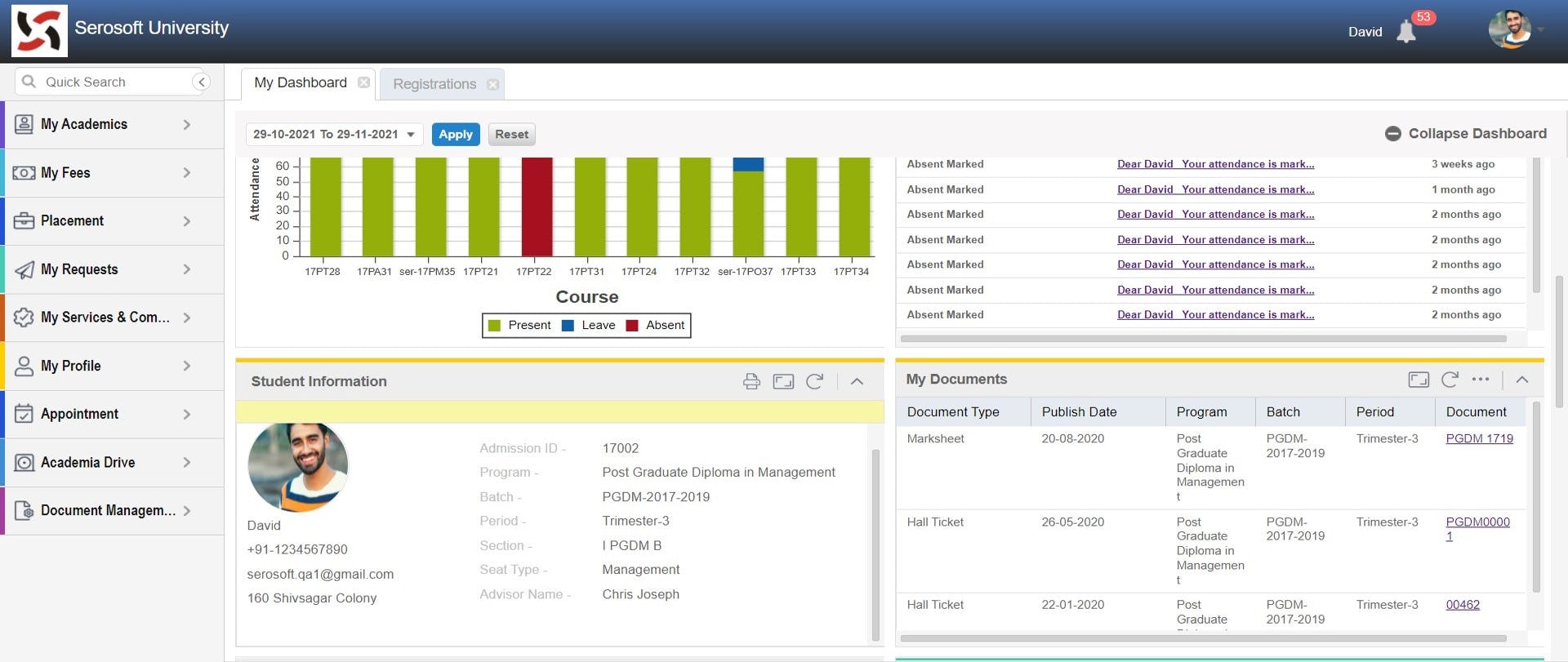 ACADEMIA ERP / SIS Software - 3