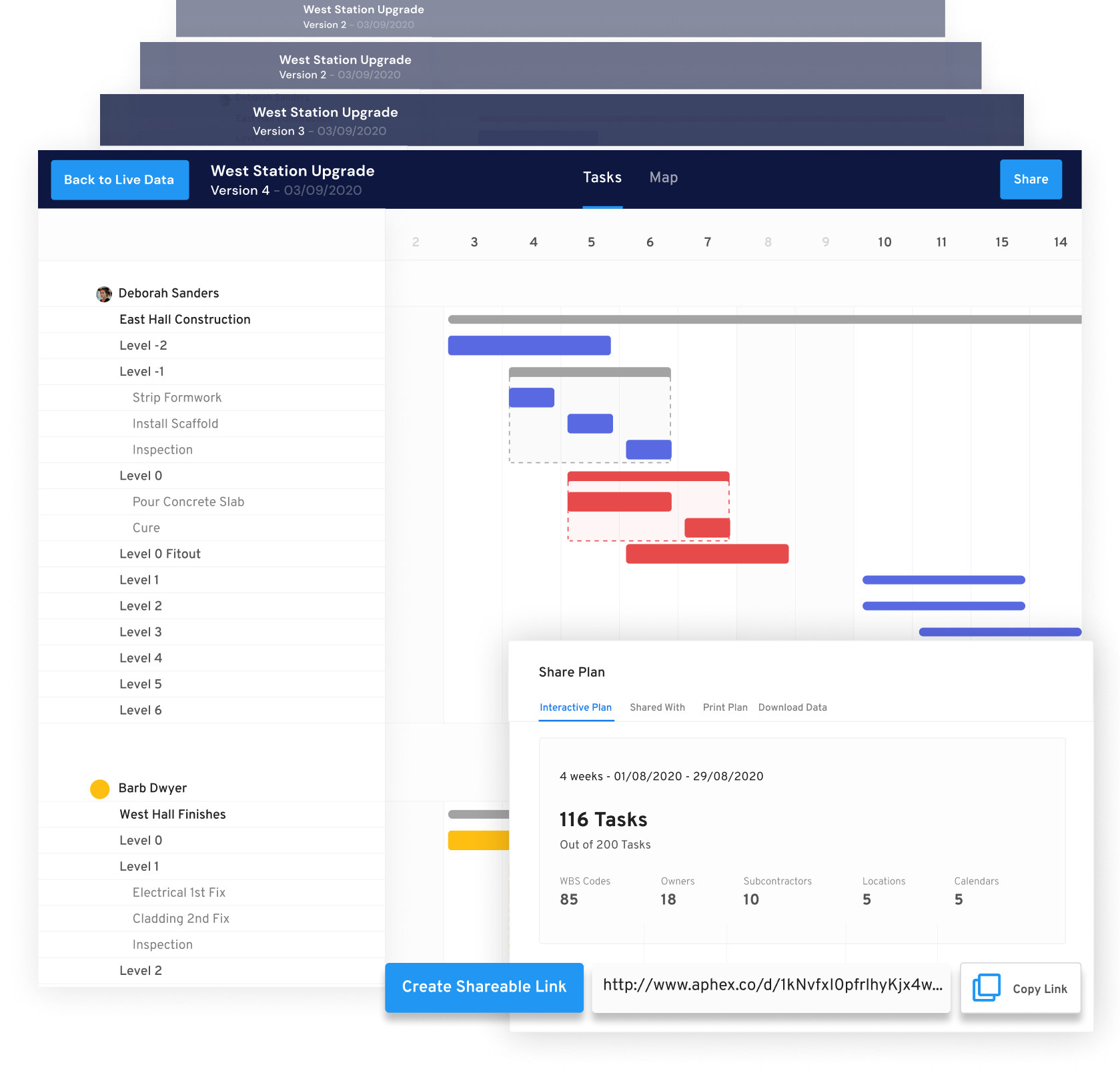 Aphex Software - Update, share and review your plan with clarity and speed. Gantt: We've reinvented a classic for speed and simplicity, and you can share it interactively, universally, and with unmatched traceability.