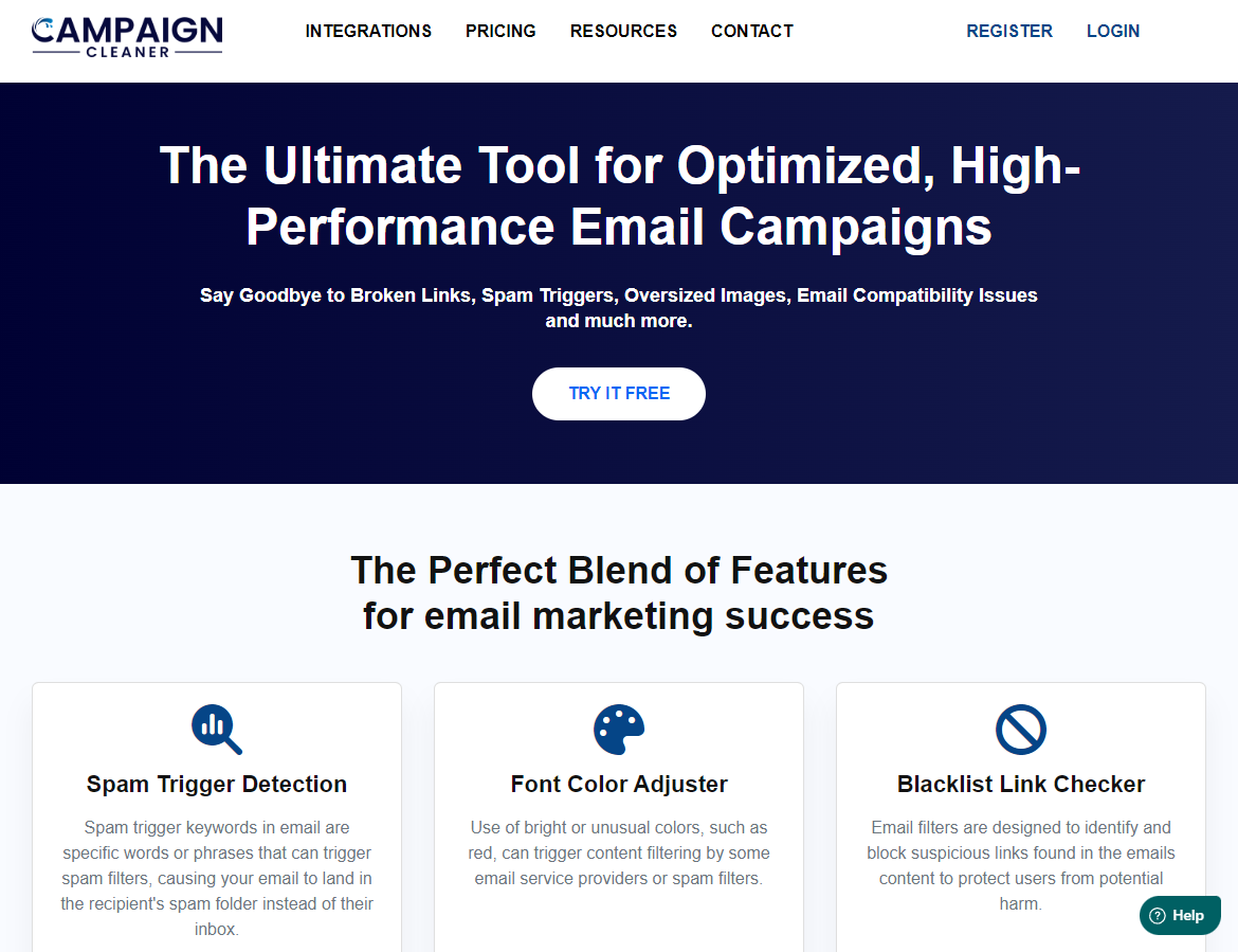 Campaign Cleaner screenshot: Campaign Cleaner