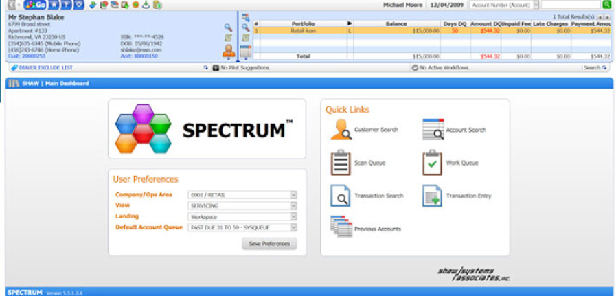 Shaw Systems Spectrum Commander