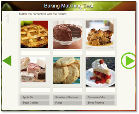 DiscoverLink Talent LMS Software - Visual Matching Exam