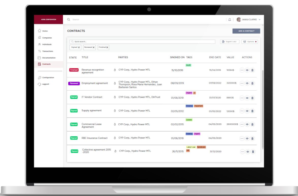 DiliTrust Governance Suite Logiciel - 2