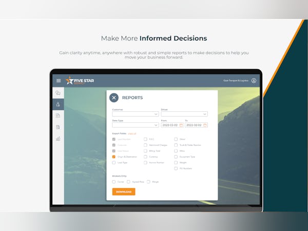 Five Star TMS Software - Make More Informed Decisions