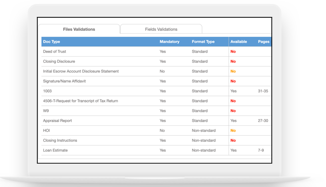 Vaultedge Mortgage Automation Software - Document Indexing Automation