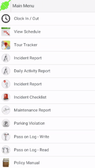 OfficerReports.com main interface