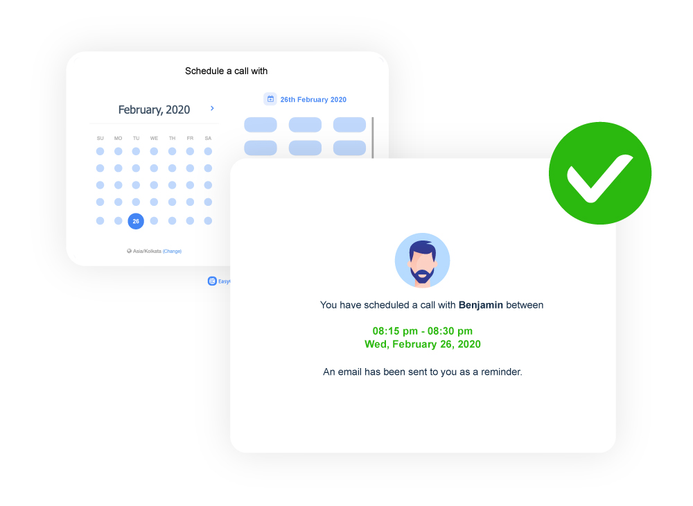 EasyCalendar screenshot: Appointment scheduling