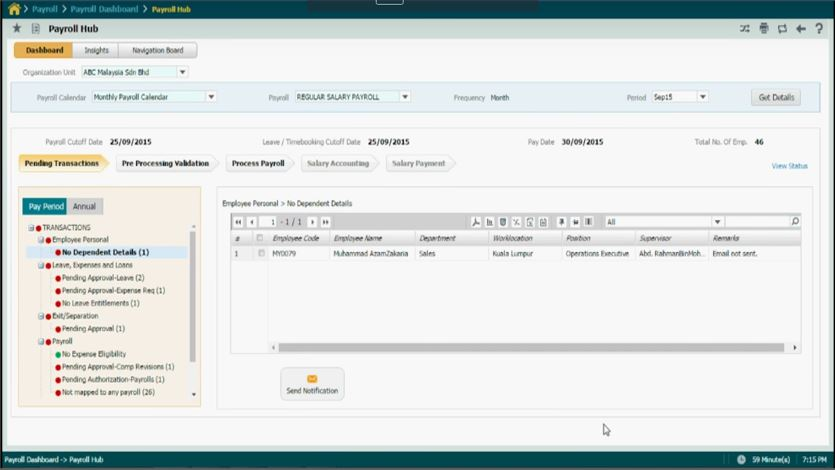 Ramco Global Payroll Software - Ramco Global Payroll payroll hub