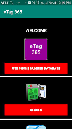 eTag365 screenshot: eTag365 Mobile App