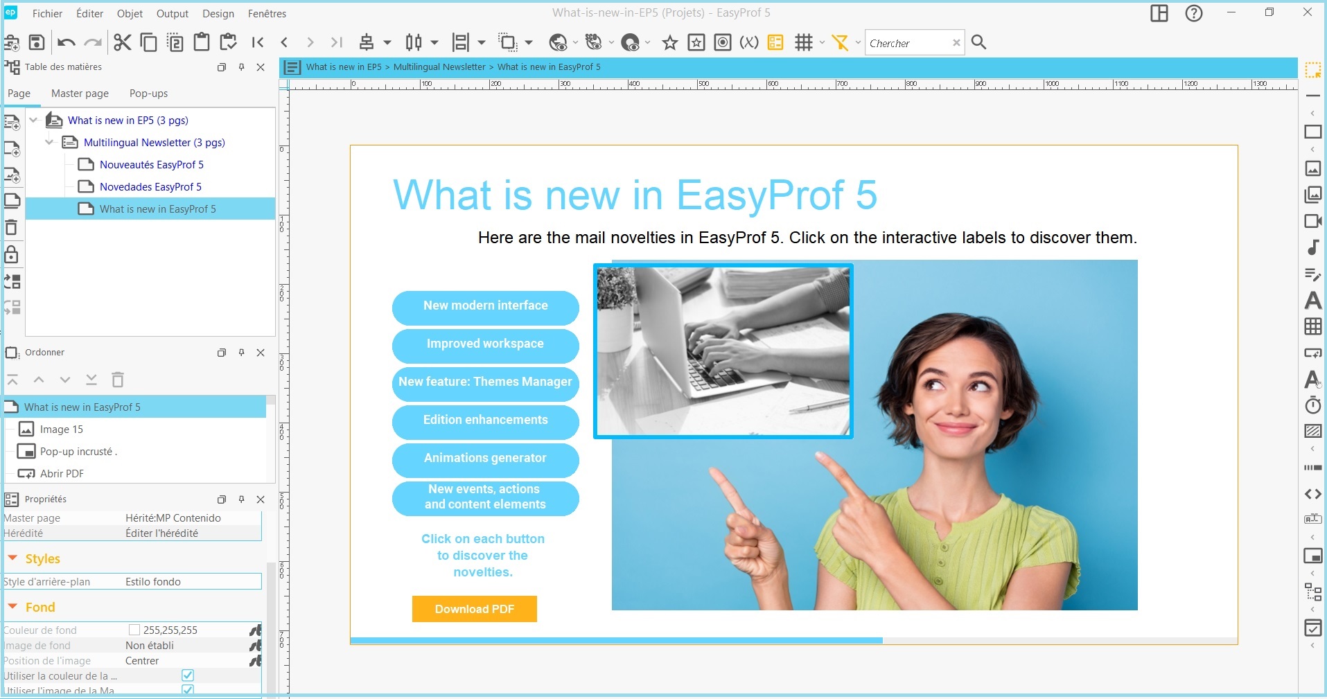 EasyProf screenshot