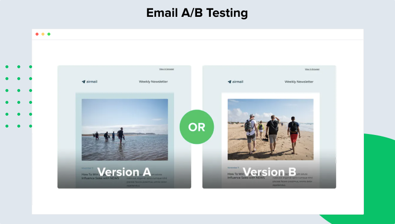MailerLite Software - Email A/B Testing