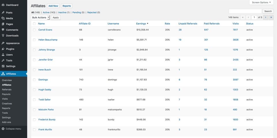 Affiliatewp affiliate program Affiliatewp affiliate program