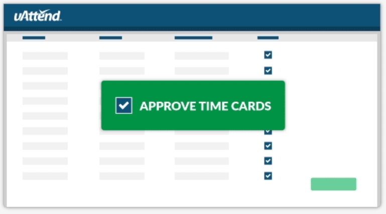 uAttend Software - uAttend - Approval time card