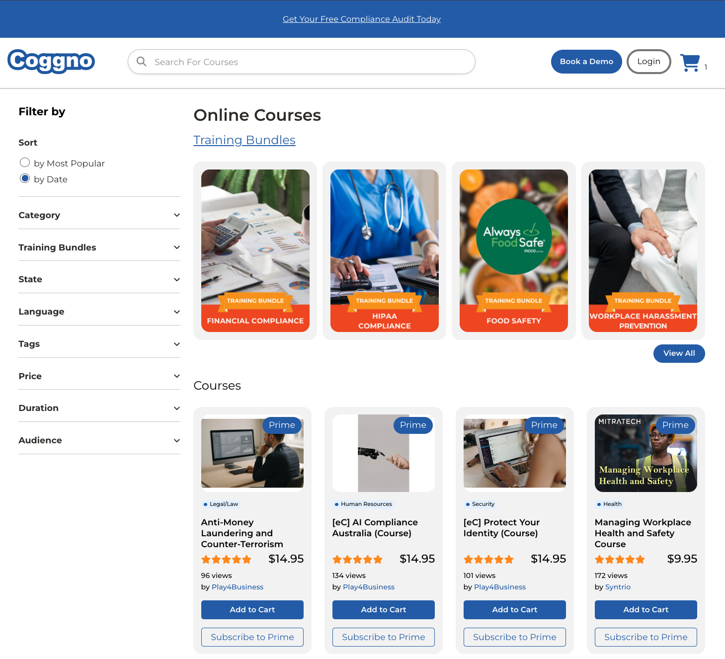 Coggno screenshot: Coggno Marketplace