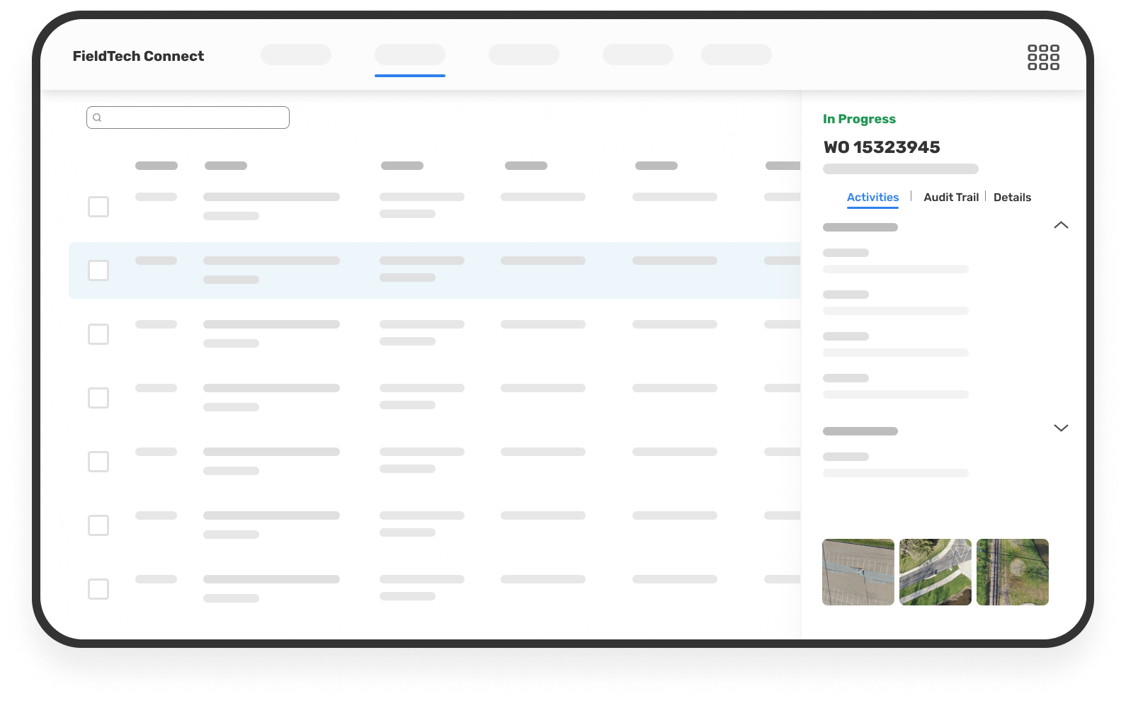 MyWork Enterprise screenshot: Subcontractor Portal - Work Orders