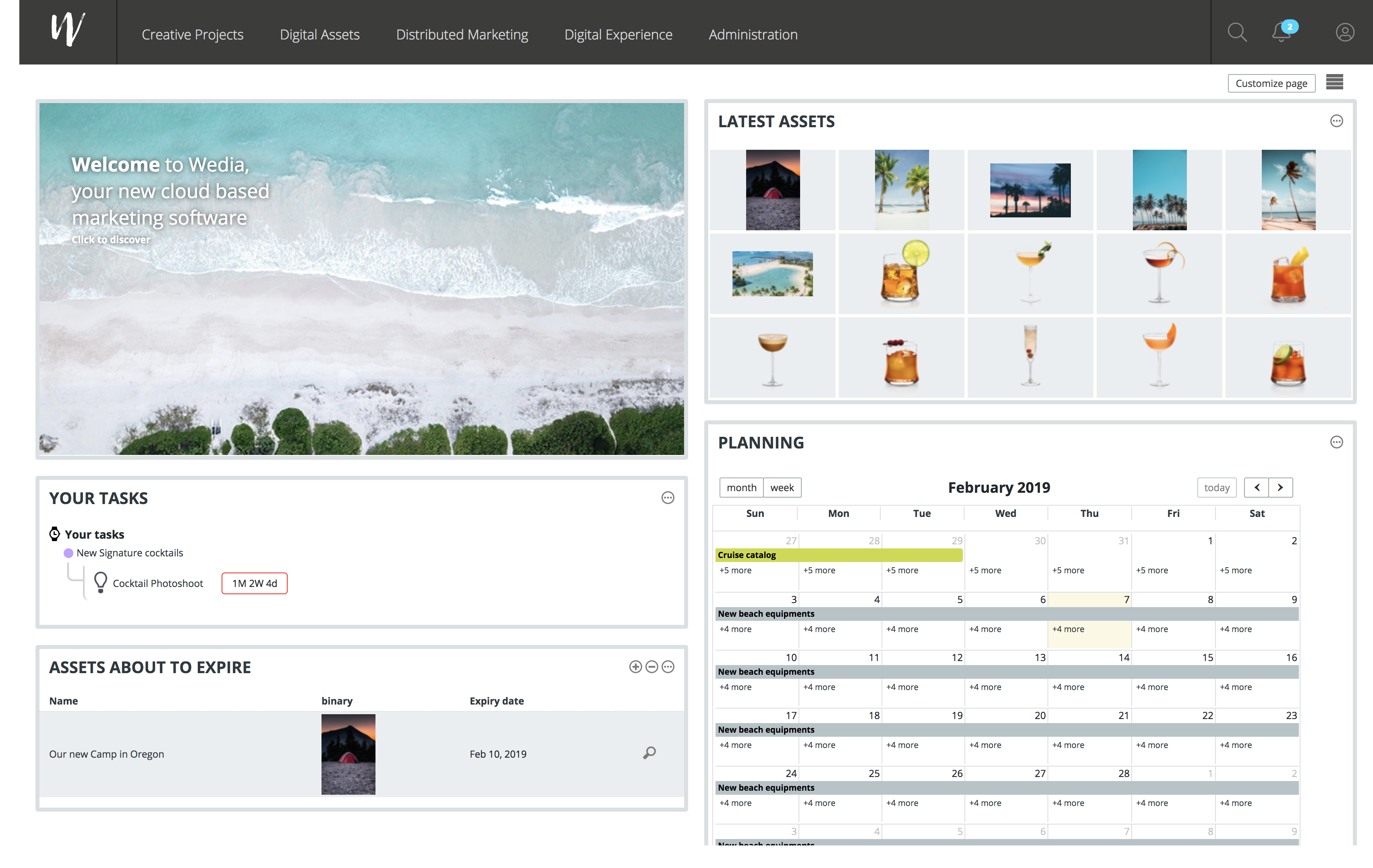 Home Dashboard