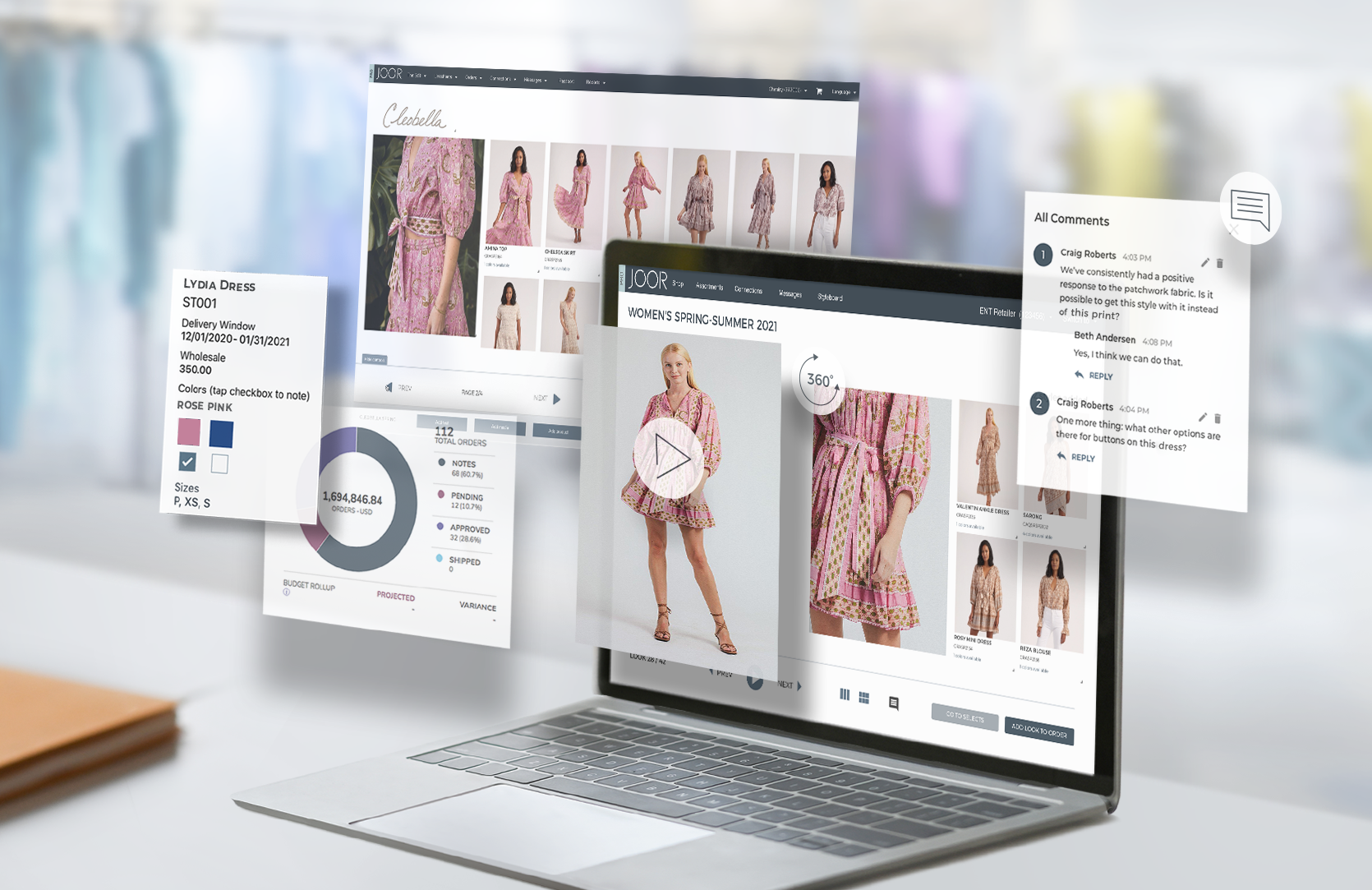 JOOR is the premier wholesale B2B ecommerce platform for the fashion industry, connecting brands and retailers globally. Brands can create and present captivating, shoppable collections while collaborating and transacting with buyers.