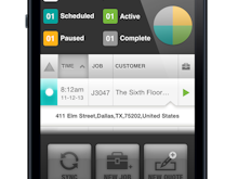 FieldAware Software - Employees can view their daily schedules from the mobile app