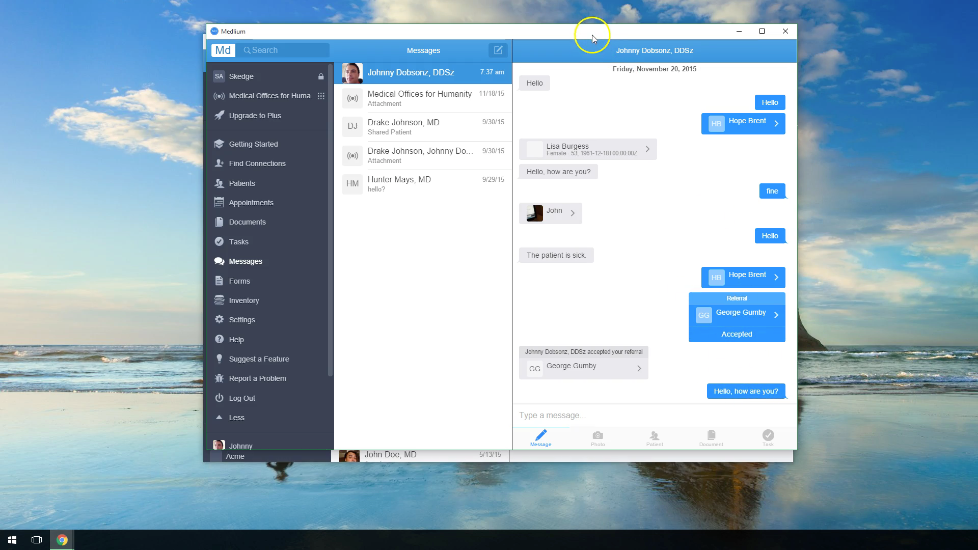 Secure messaging