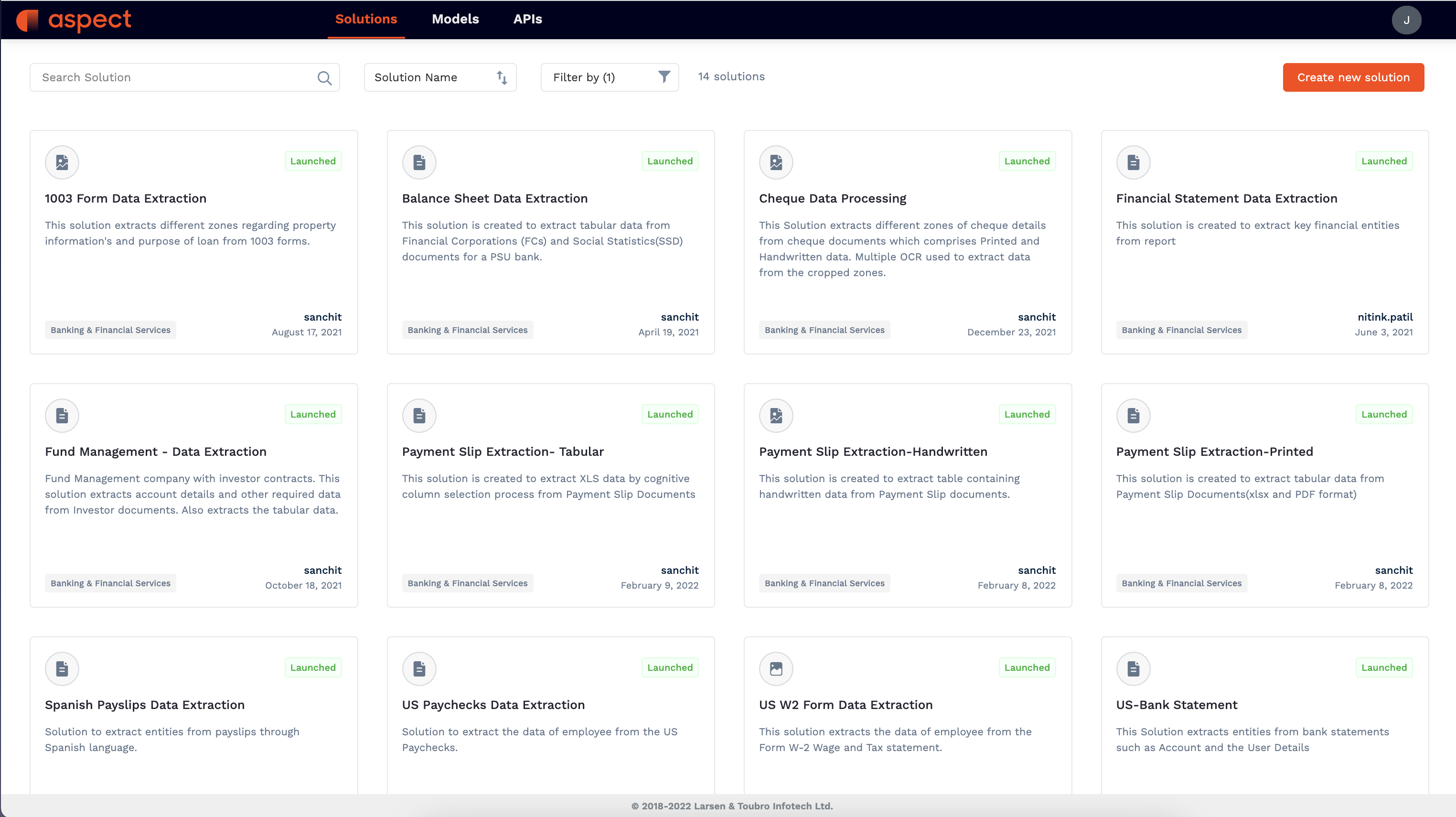 Fosfor Aspect Screenshot