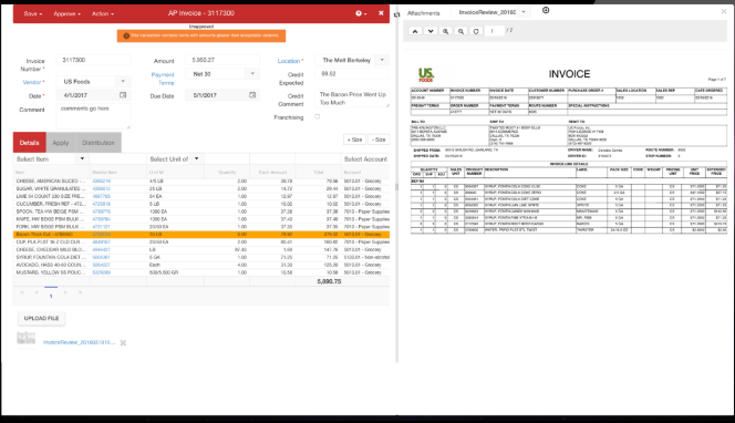 Restaurant365 Software - Real-time reporting