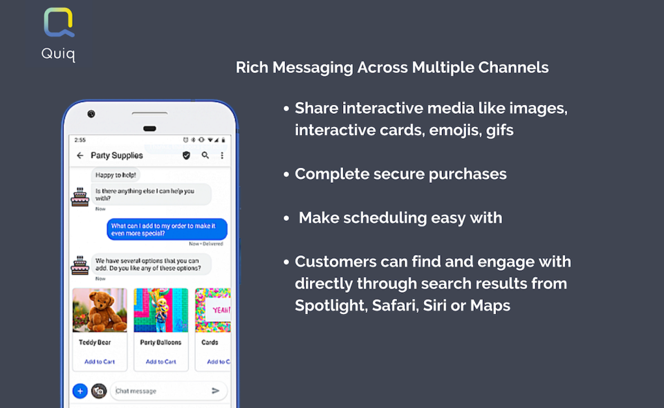 Quiq Messaging Software - 1