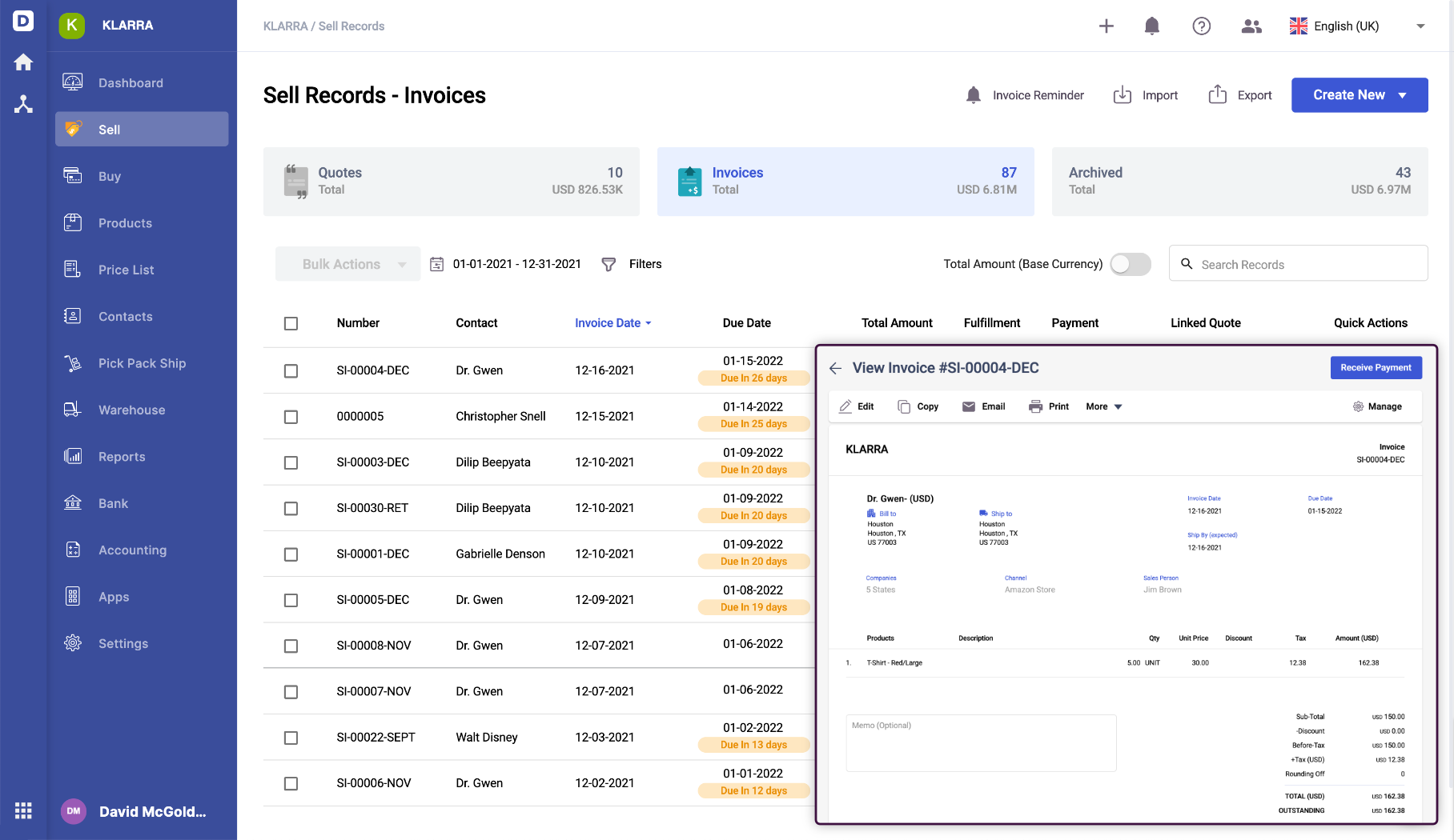 Deskera All-In-One Software - Advanced Accounting Software with Billing, Invoicing, Tax Compliance, Financial Reports, Bank Reconciliation, Online Payments, Advanced Inventory Management, E-Commerce Integration and More.