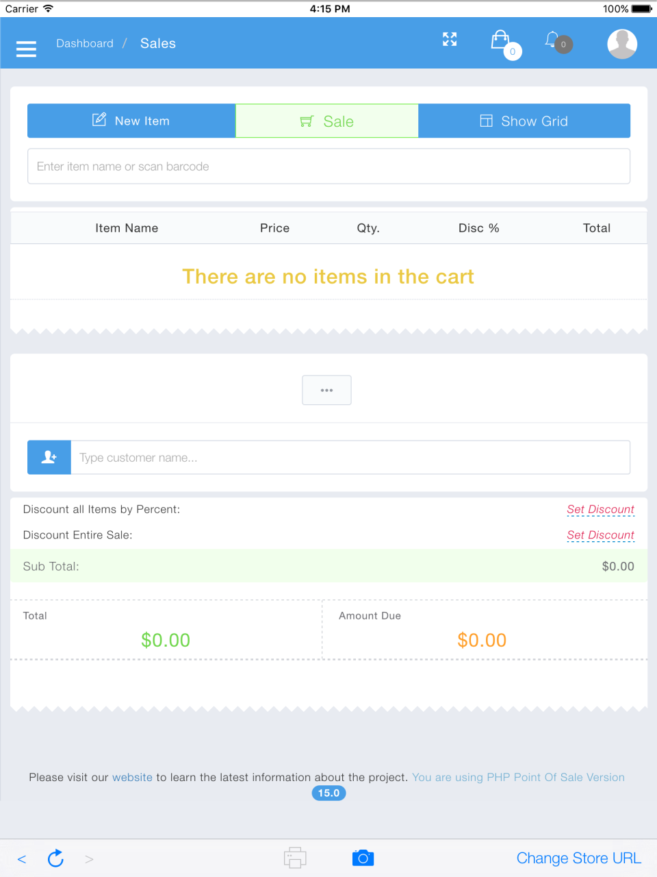 PHP Point of Sale Software - 5