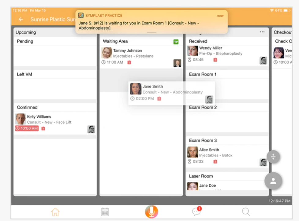 Symplast AI room management