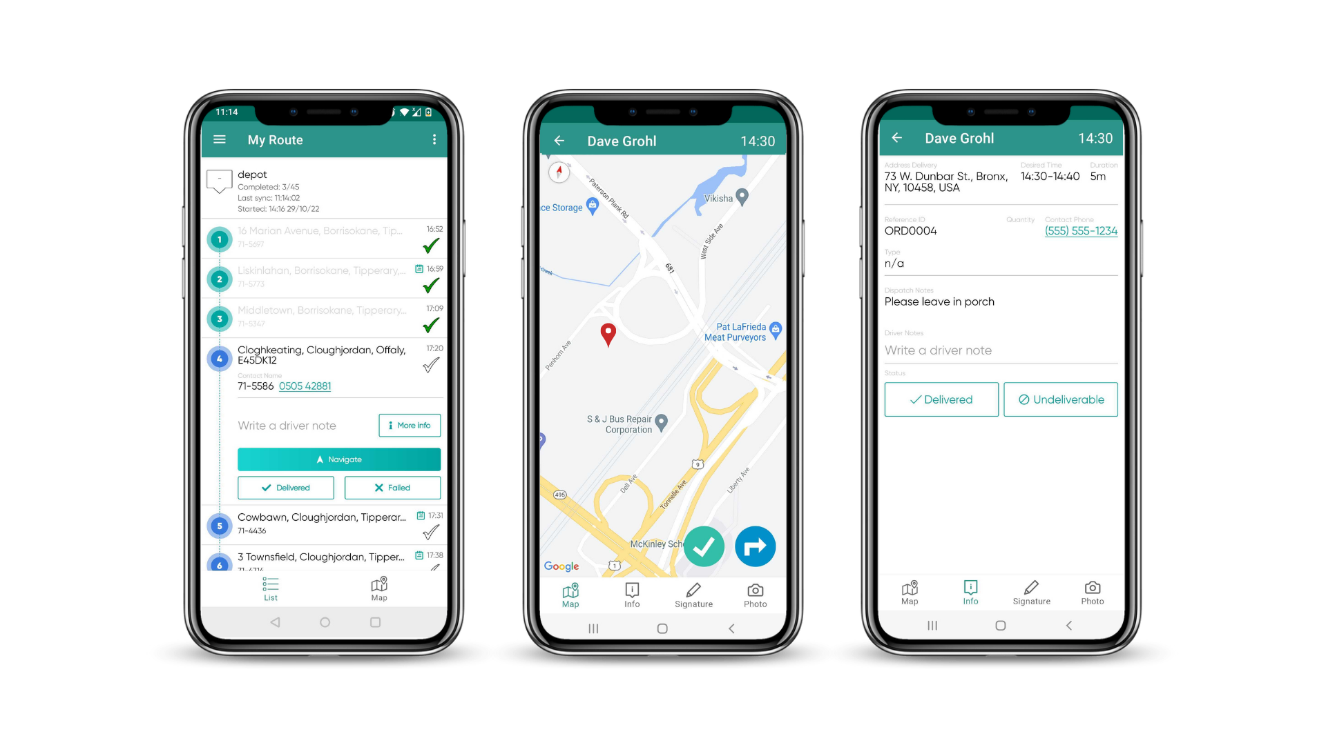 SmartRoutes Software - Delivery Driver App