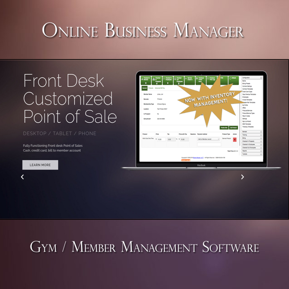 OBM Gym Management Software Logiciel - 3