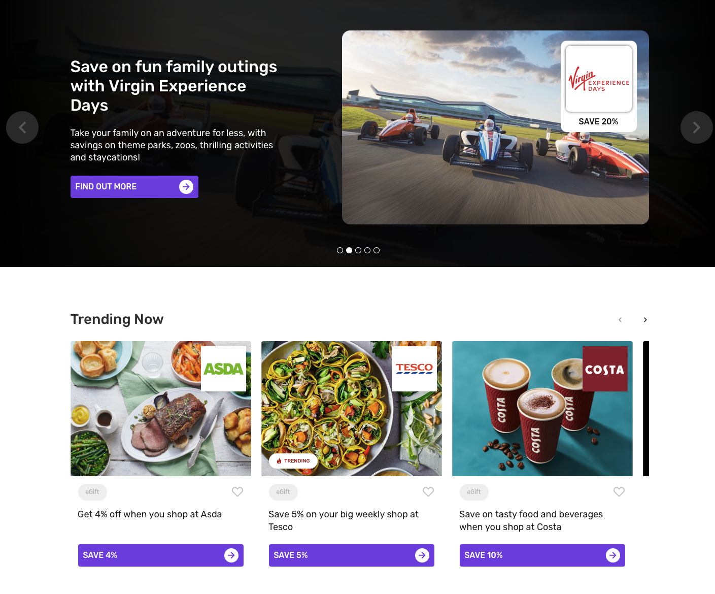Niftiee Rewards Home Pages