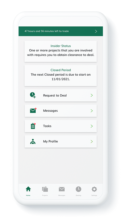 Insidertrack screenshot: Insidertrack mobile app
