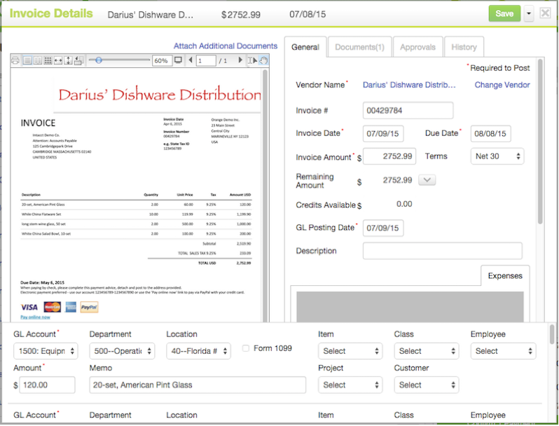 MineralTree Invoice-to-Pay Software - Automated Data Entry of Invoice