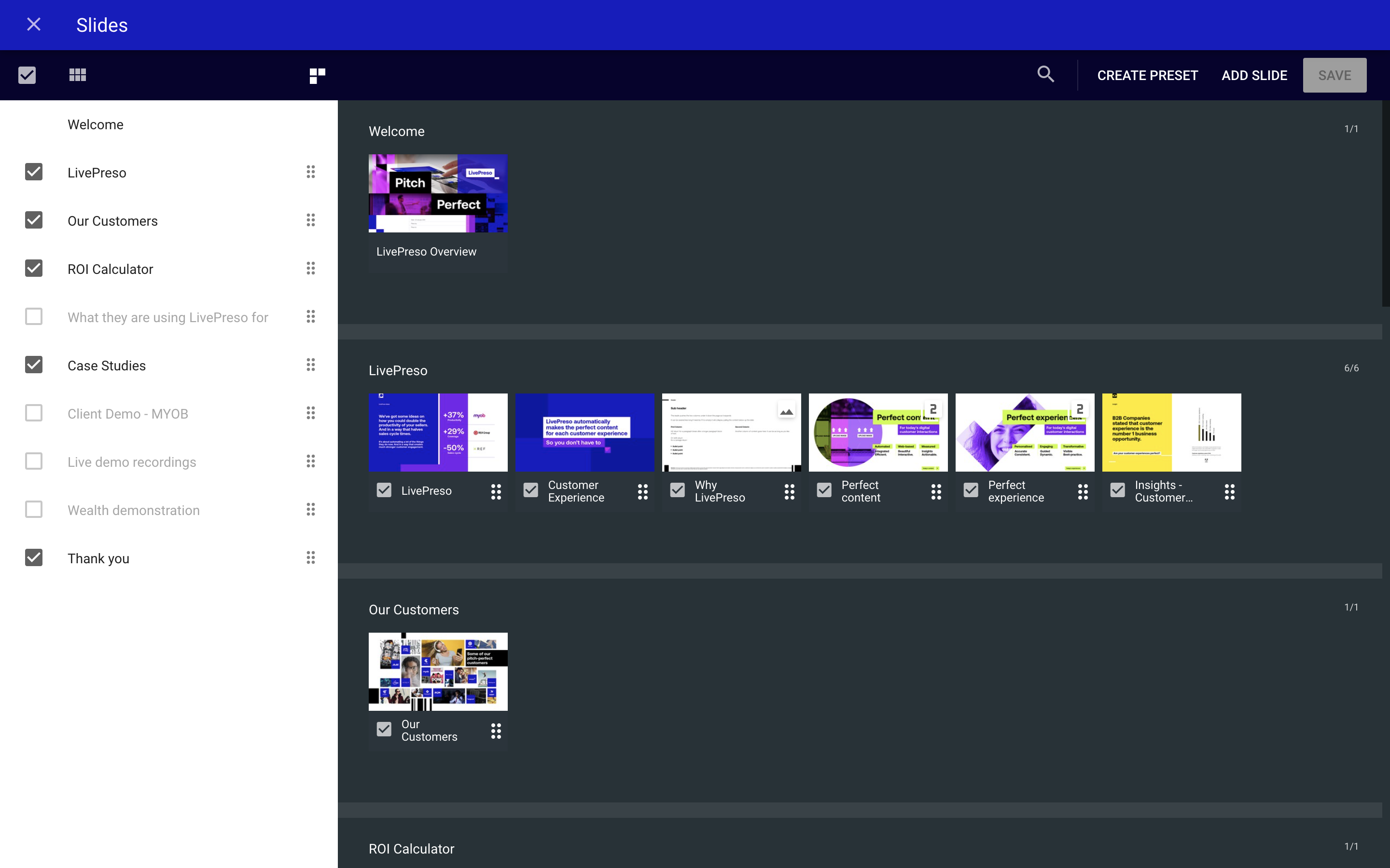 LivePreso Software - 3