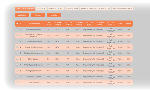 Clarcity screenshot: Clarcity accounts