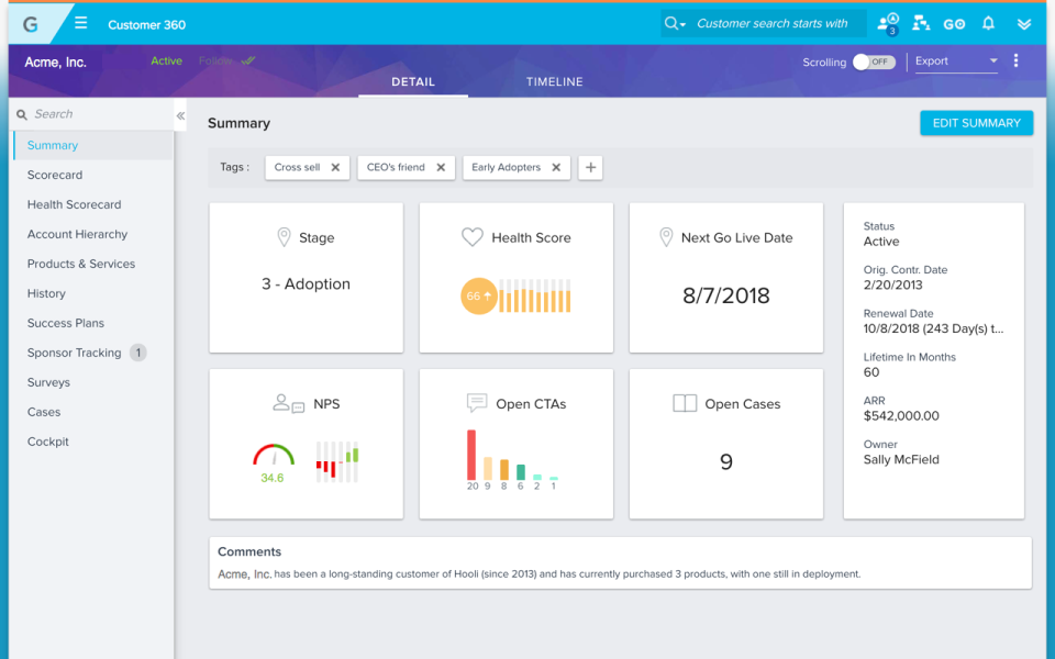 Gainsight CS Avis notes prix et abonnements Capterra France 2021 Gainsight CS Avis notes prix et abonnements Capterra France 2021