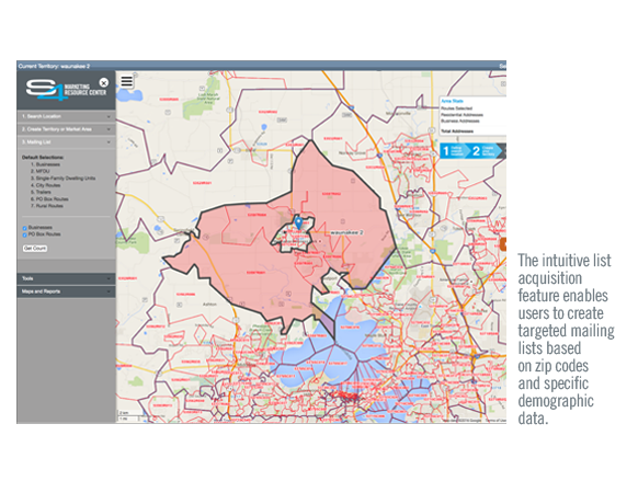 Direct mail mapping route-thumb
