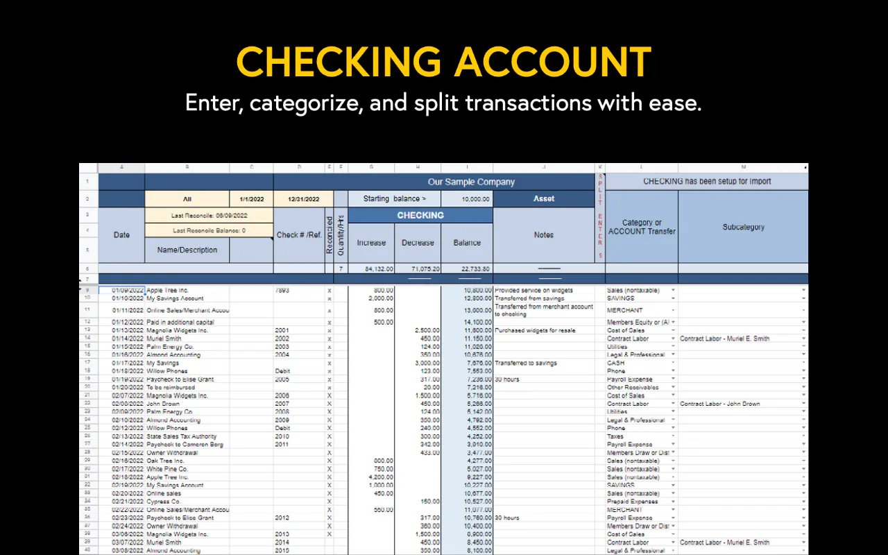 Big E-Z Accounting for Google Sheets Pricing, Cost & Reviews - Capterra ...