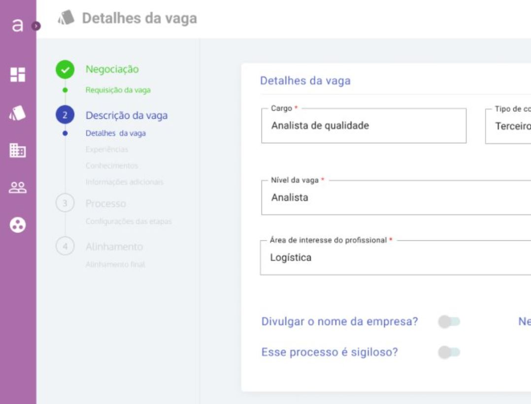 Abler screenshot: Abler selection process management