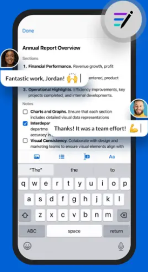 Box Software - Box collaborate with team