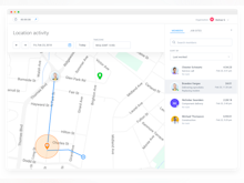 Hubstaff Software - Location tracking view