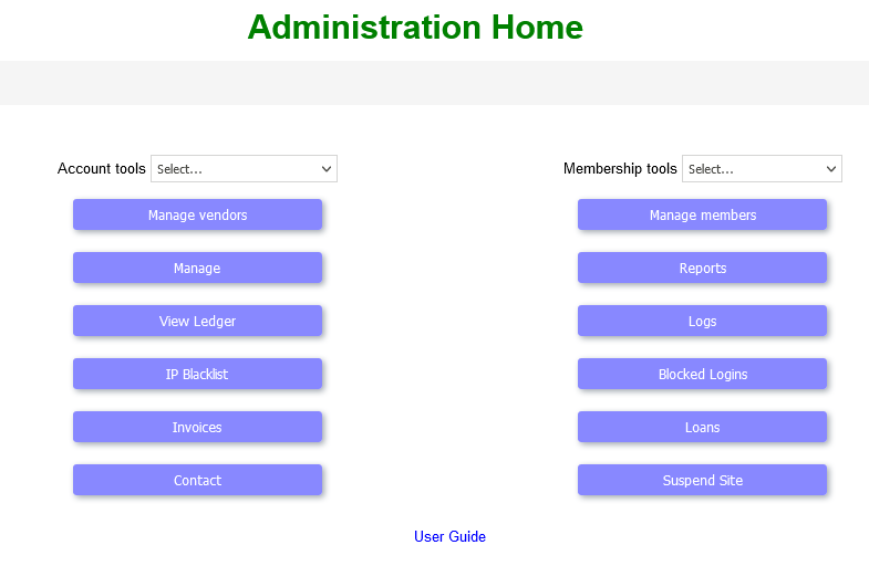 Trusek Software - Full Management Interface. Modular, flexible and fully configurable. Start with the functionality you need and add as the business scales.