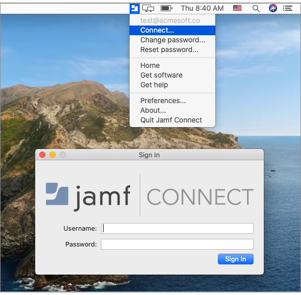 cannot connect to jamf pro server